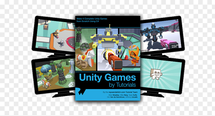 Unity Games IOS By Tutorials Tutorials: Make 4 Complete From Scratch Using C# Wii Video Game PNG