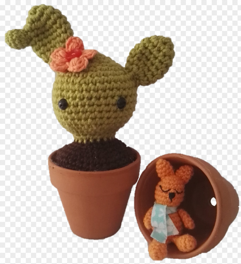 Baby Cactus Crochet Knitting Amigurumi Filohmena Yarn PNG