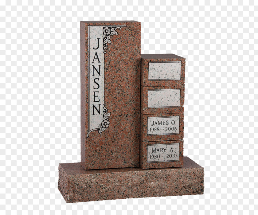 Cemetery Headstone Memorial Cremation Urn PNG