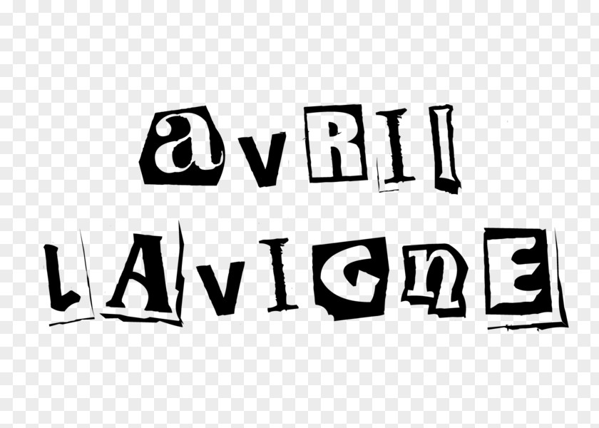 Design Logo Avril Lavigne Smile Font PNG