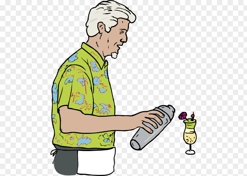 Free Bartending Cliparts Bartender Drawing Clip Art PNG