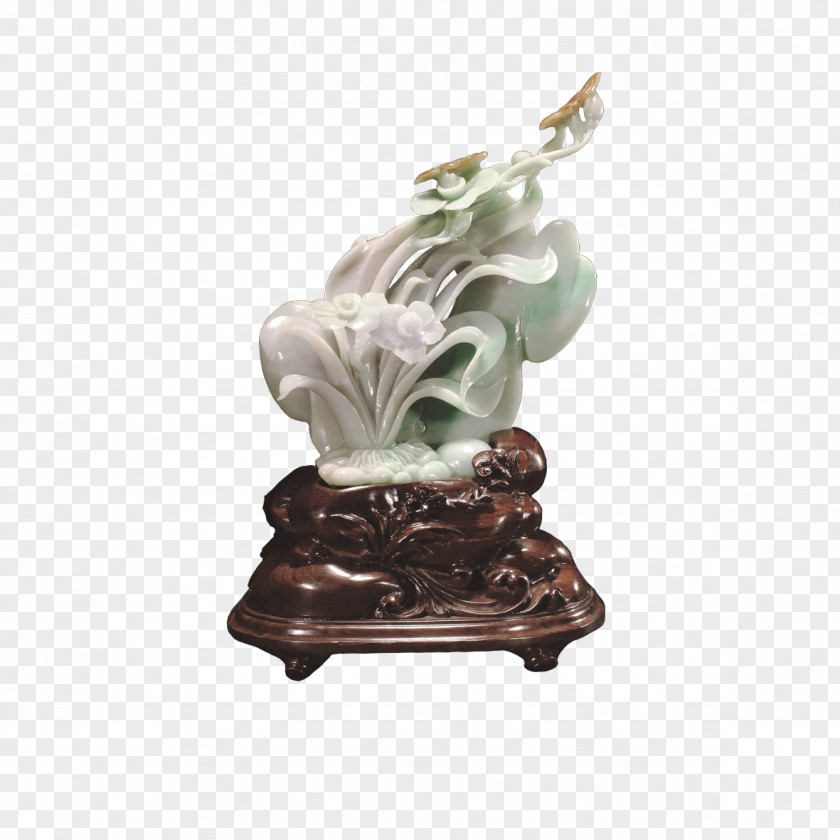 Antique Jade Orchid Icon PNG