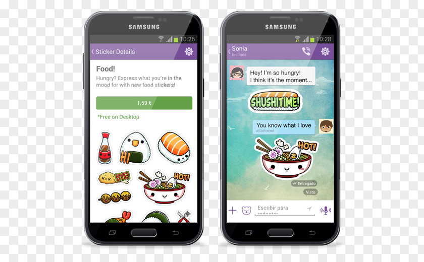 Smartphone Feature Phone Fast Food Sticker Viber PNG