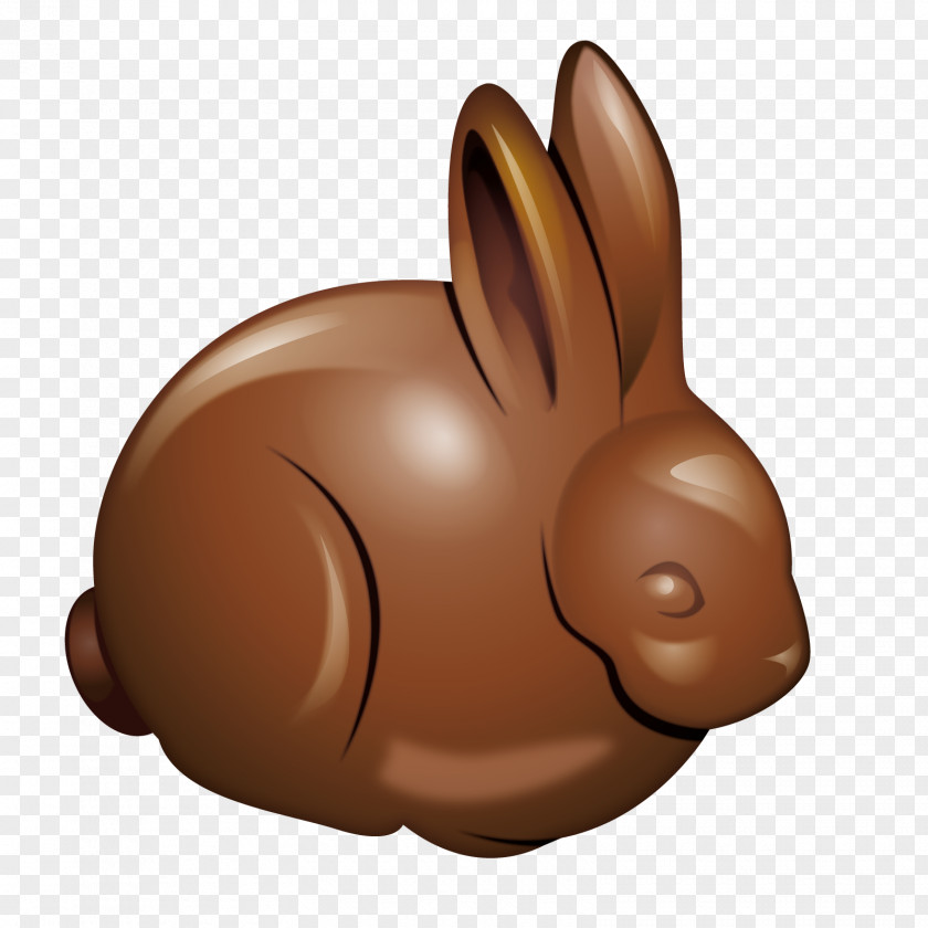 Vector Bunny Rabbit Easter Food PNG