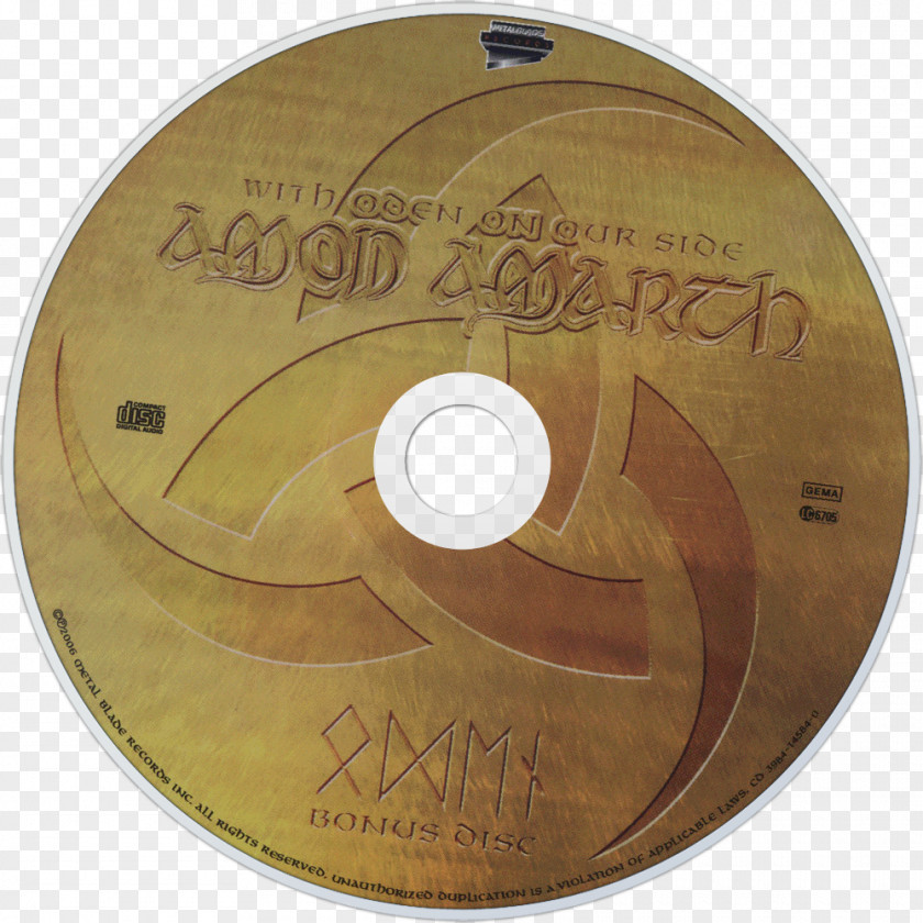 Amon Amarth With Oden On Our Side Compact Disc Metal Blade Records PNG