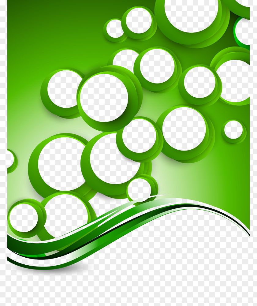 Green Round Box Collection Adobe Illustrator PNG