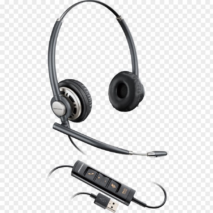 Headset Headphones Plantronics Audio Noise-canceling Microphone Active Noise Control PNG