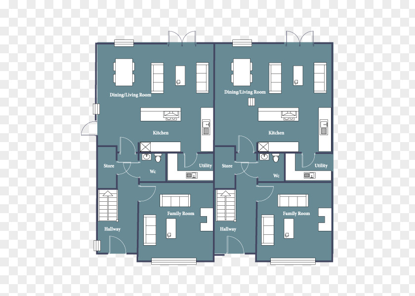 House Floor Plan Facade Architecture PNG