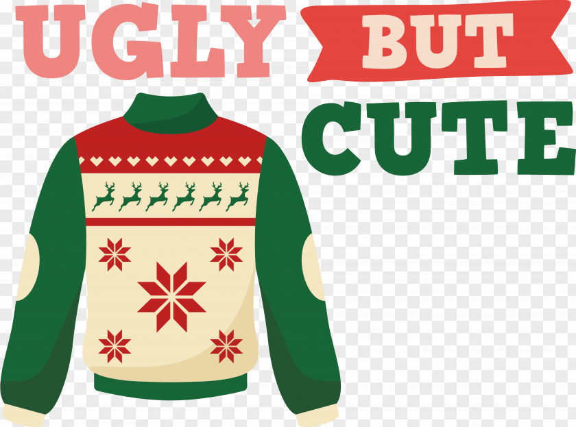 Ugly Sweater Cute Sweater Ugly Sweater Party Winter Christmas PNG