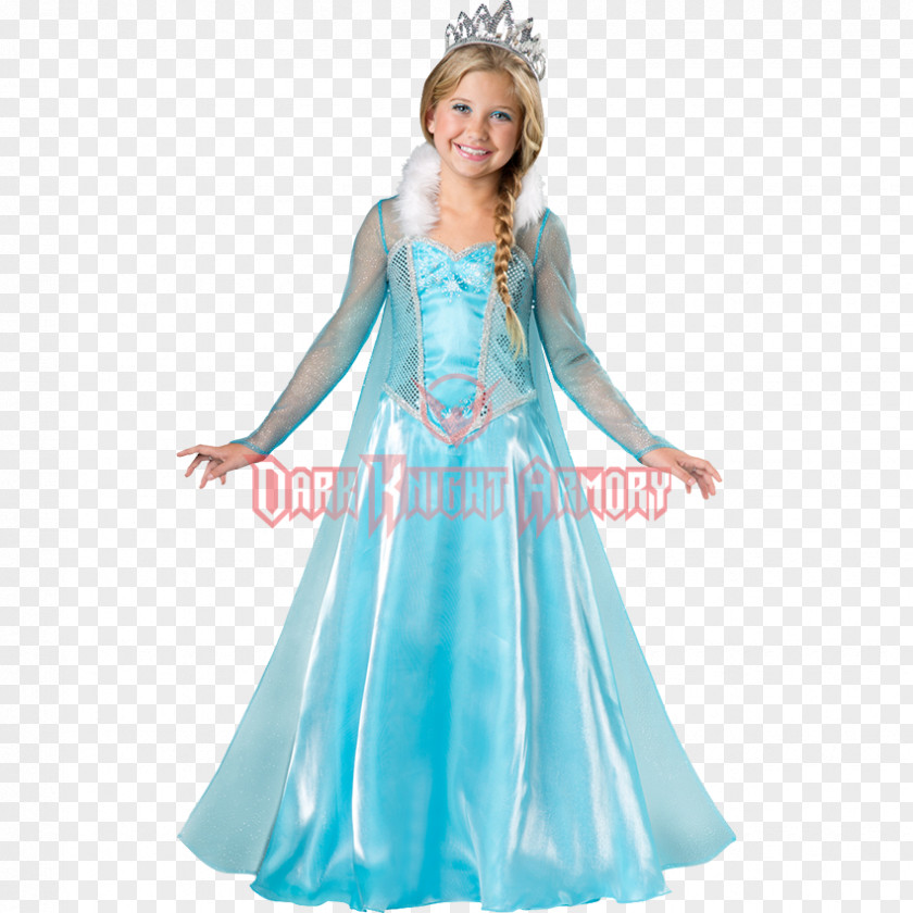 Elsa Costume Princess The Snow Queen Dress PNG