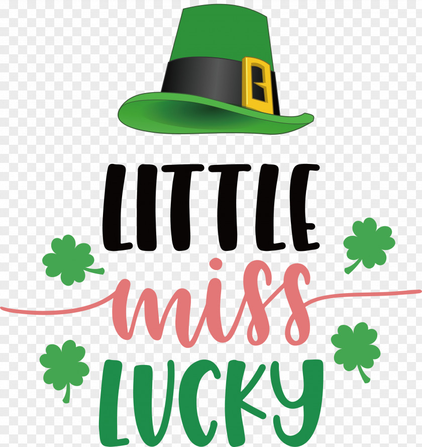 Little Miss Lucky Patricks Day PNG