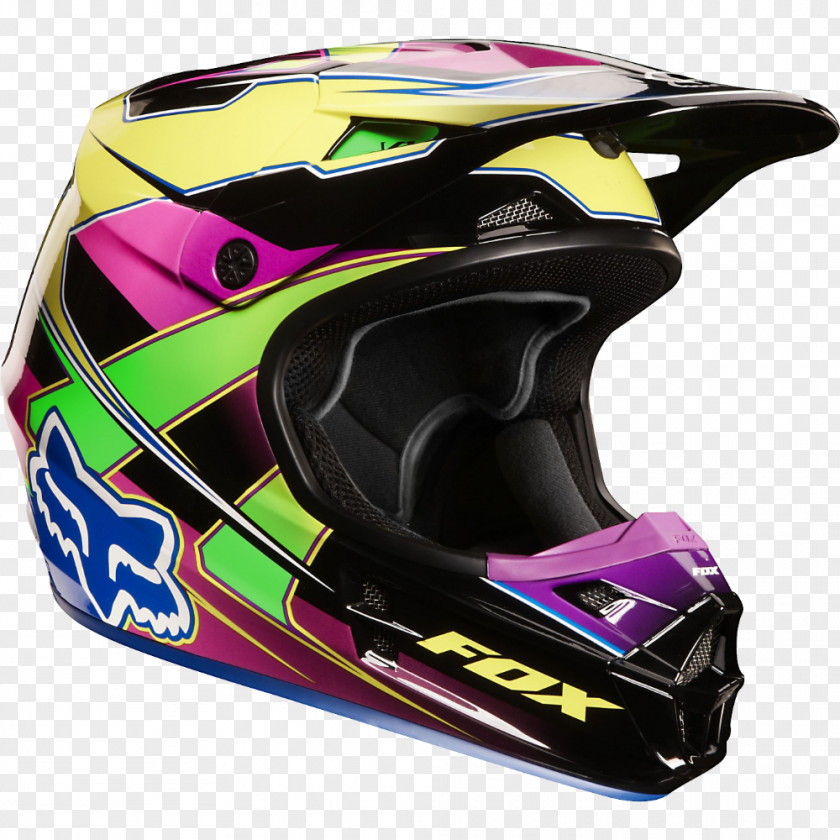 Motorcycle Helmets T-shirt Fox Racing Motocross PNG