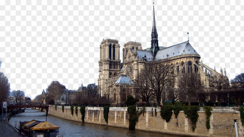 Paris, France Notre Dame Seven Notre-Dame De Paris High-definition Television Cathedral Wallpaper PNG