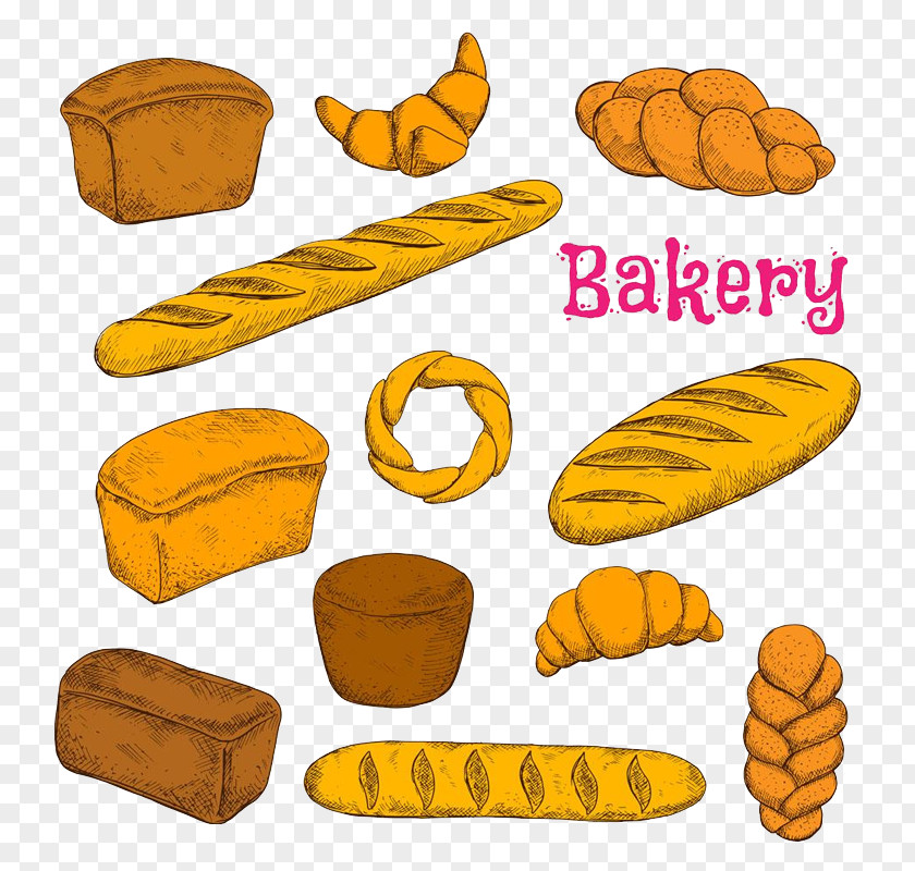 Daily Bread Bakery Rye Bagel Croissant Baguette PNG