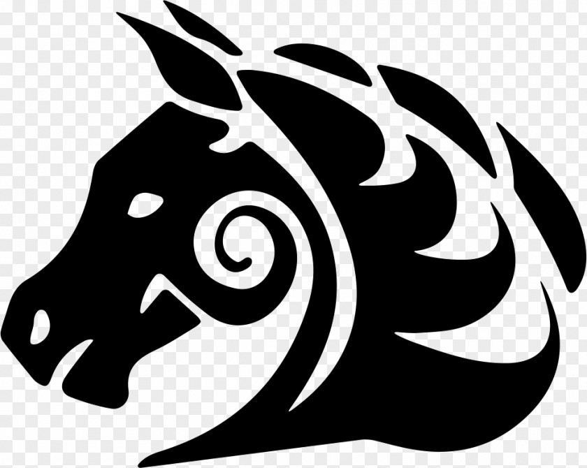 Horse Tattoo Download Silhouette PNG