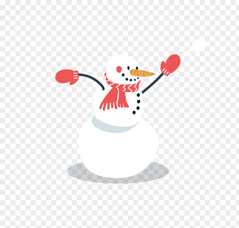 Snowman Cartoon Design Clip Art Vector Graphics PNG