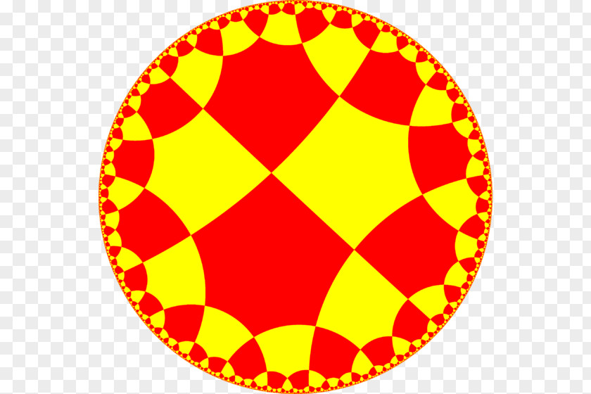 Tessellation Uniform Tilings In Hyperbolic Plane Geometry Pentahexagonal Tiling PNG
