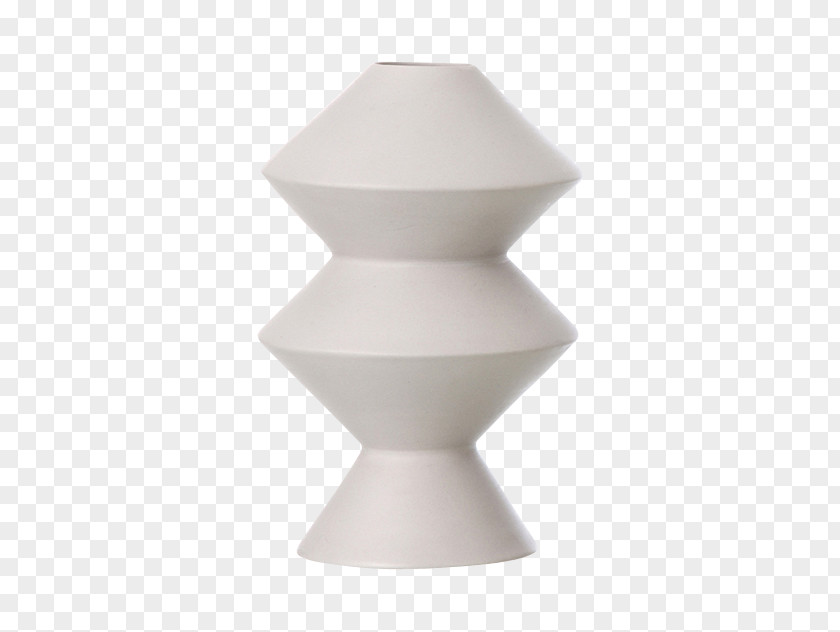 Vase Geometry Porcelain Ferm LIVING ApS PNG