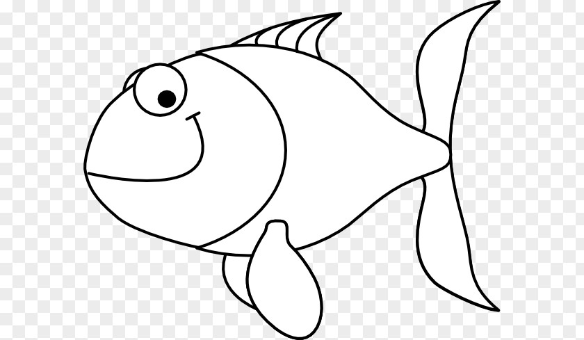 Fish Outline Clipart Black And White Whitefish Fishing Clip Art PNG