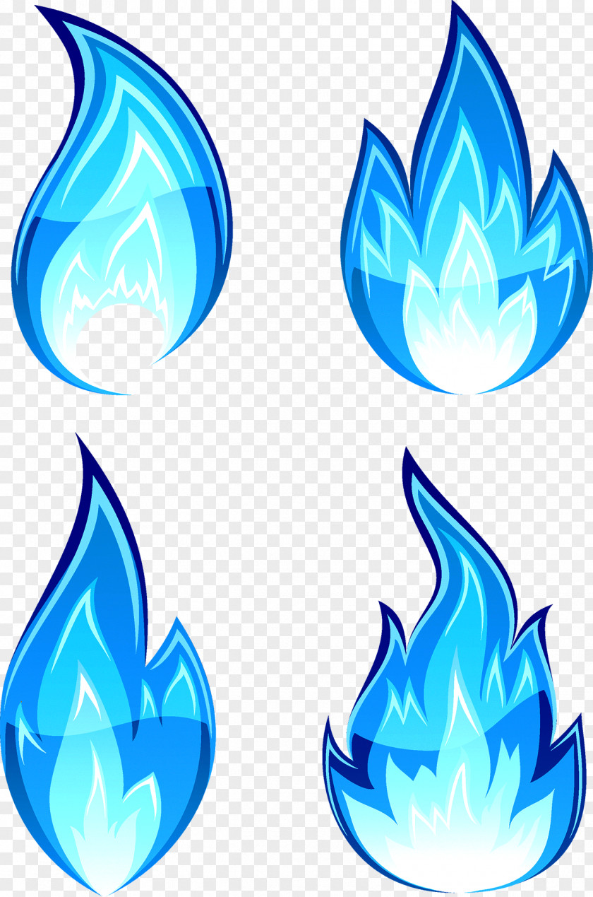 Blue Flame Fire Drawing Clip Art PNG