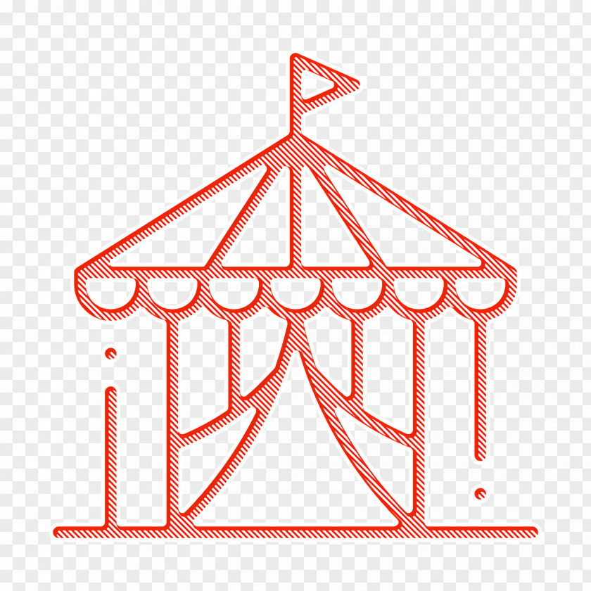 Circus Tent Icon PNG