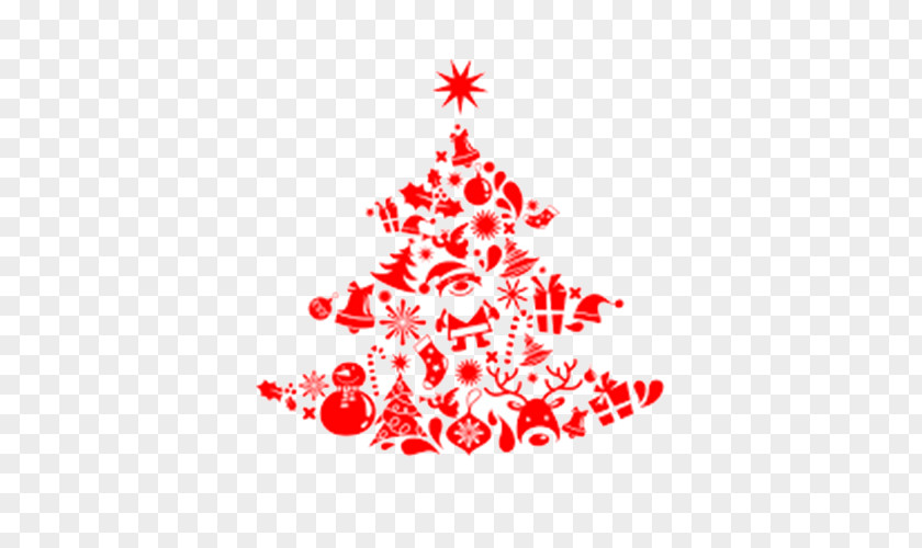 Creative Christmas Tree Symbol And Holiday Season PNG