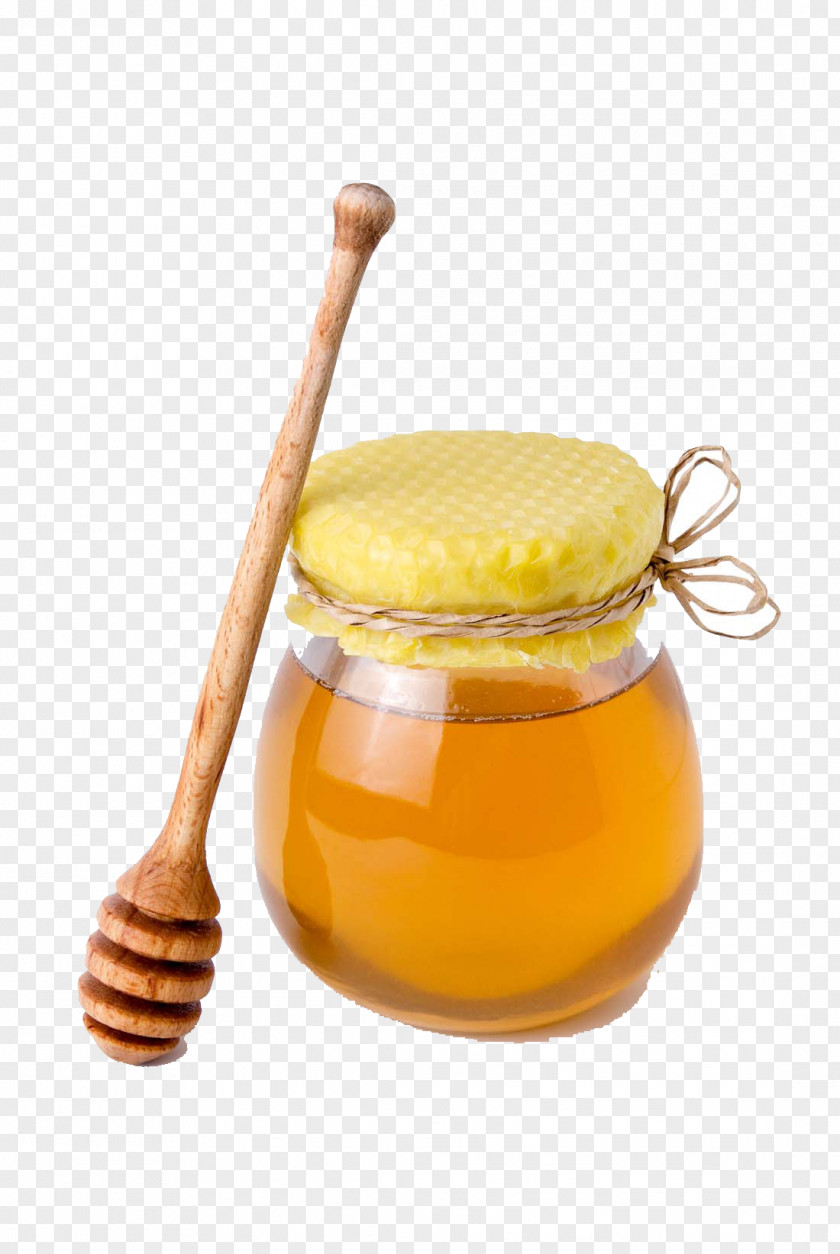 Honey Honeycomb Jar Stock Photography PNG