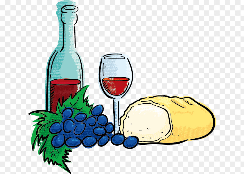 Imported Red Wine Hospitality Gift Clip Art PNG