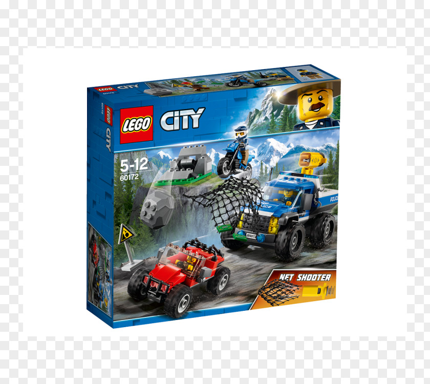 Lego Police LEGO 60172 City Dirt Road Pursuit Toy Minifigure Smyths PNG