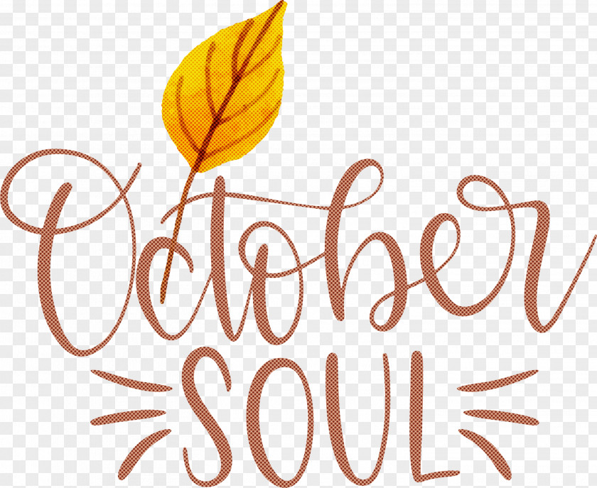 October Soul October PNG