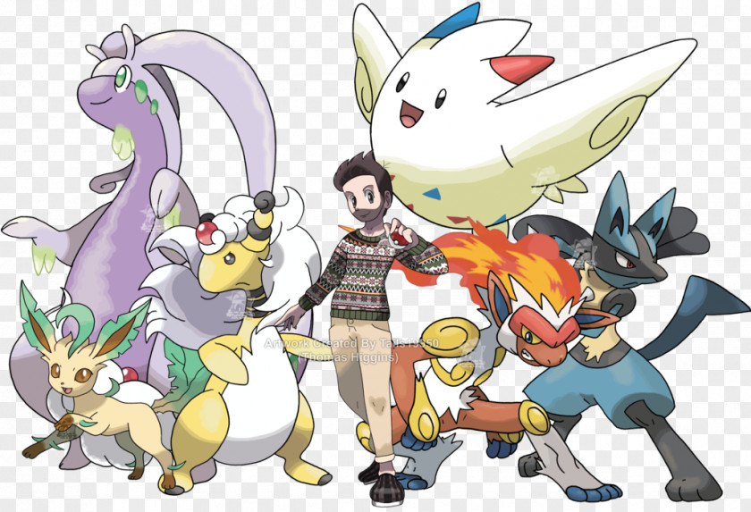 Pokémon Trainer Drawing Kanto Art PNG