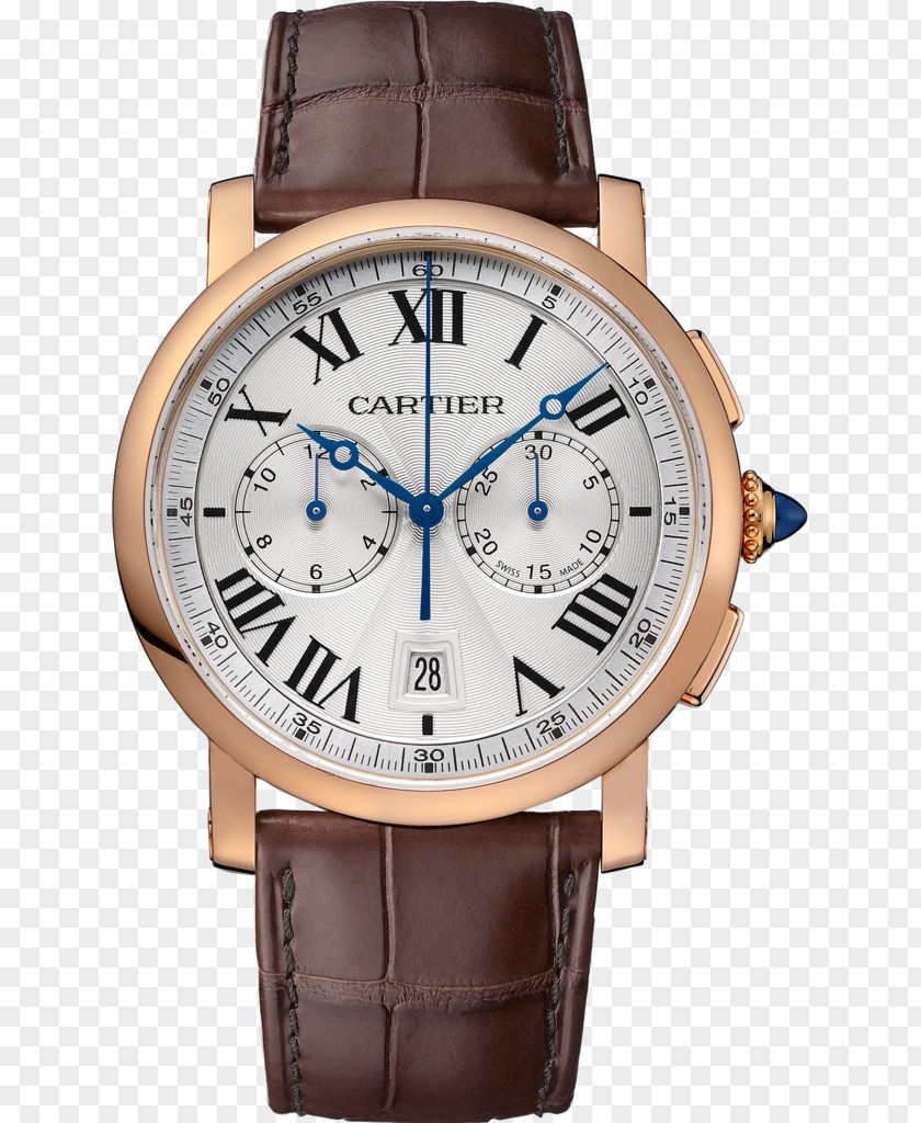 Watch Cartier Tank Ronde Solo Ballon Bleu PNG