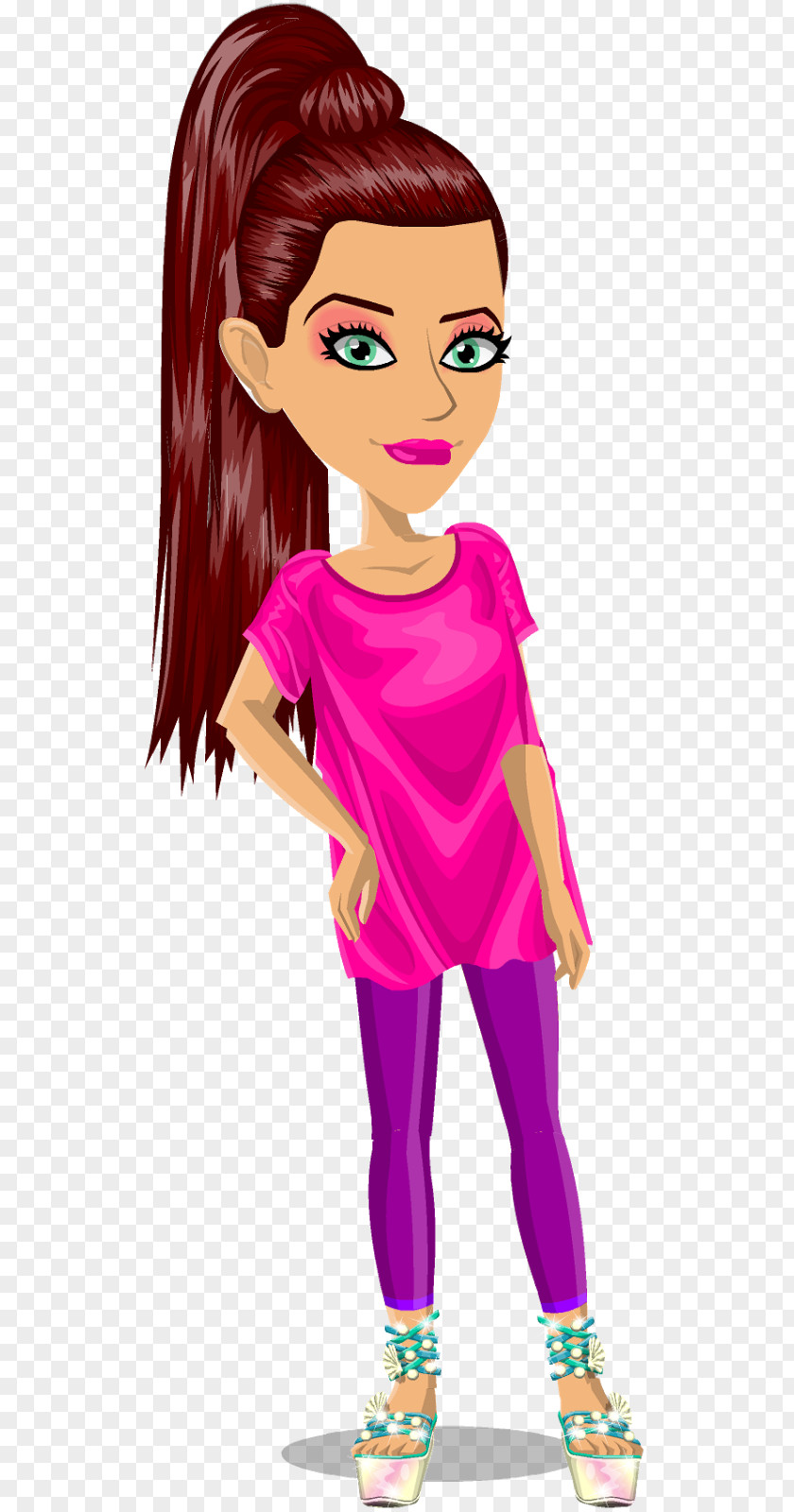 Barbie Long Hair Clip Art PNG