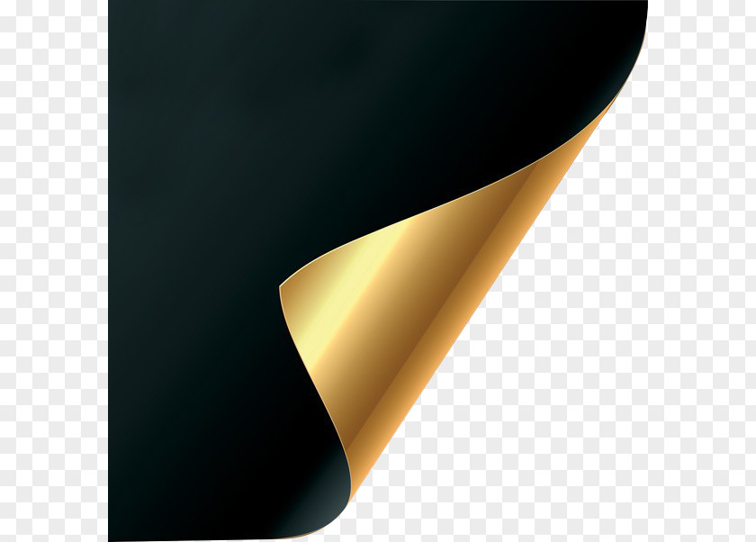 Black Angle Paper Shadow PNG