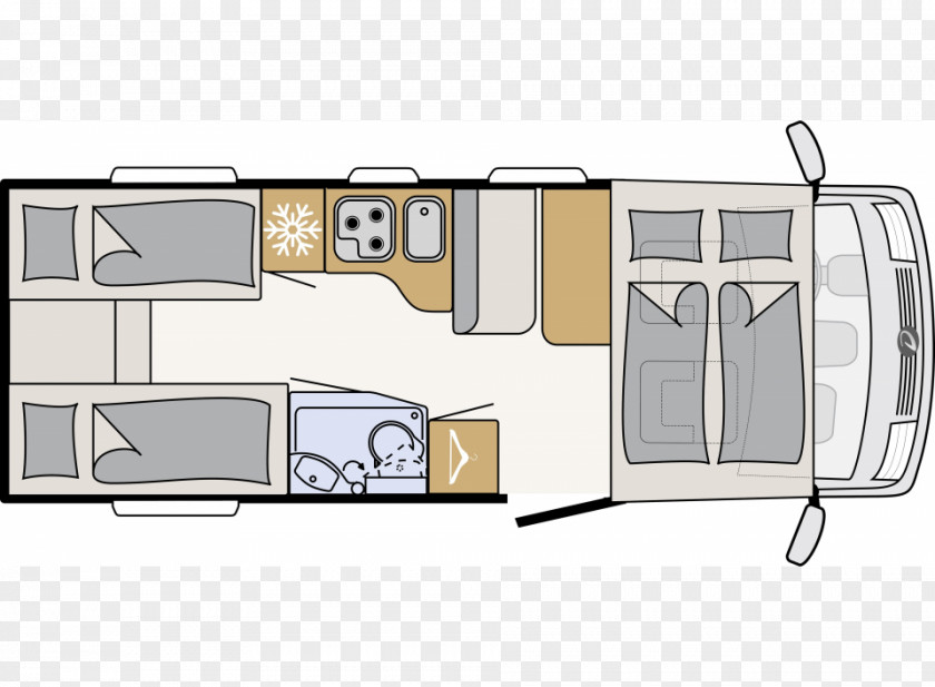 Fiat G50 Campervans Dethleffs Caravan Vehicle PNG