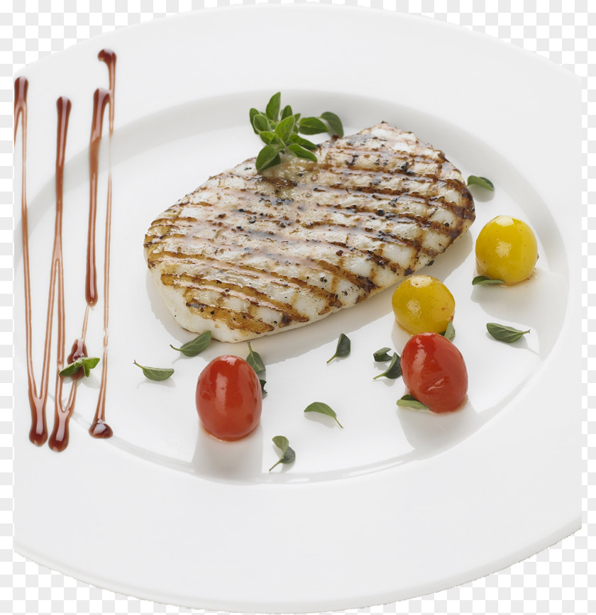 Fish Squid As Food Dish Steak Full Breakfast PNG