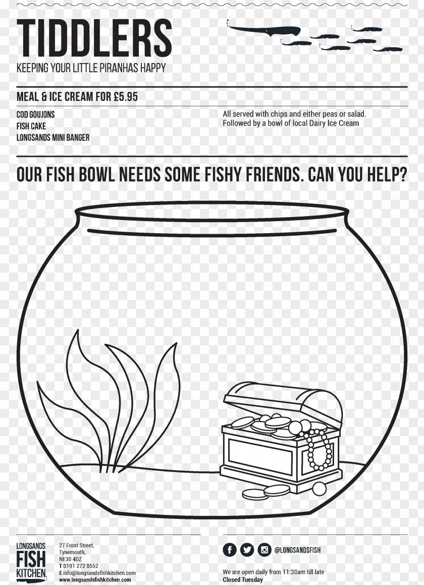 Fish Takeaway Paper Drawing Coloring Book Product Design Animal PNG
