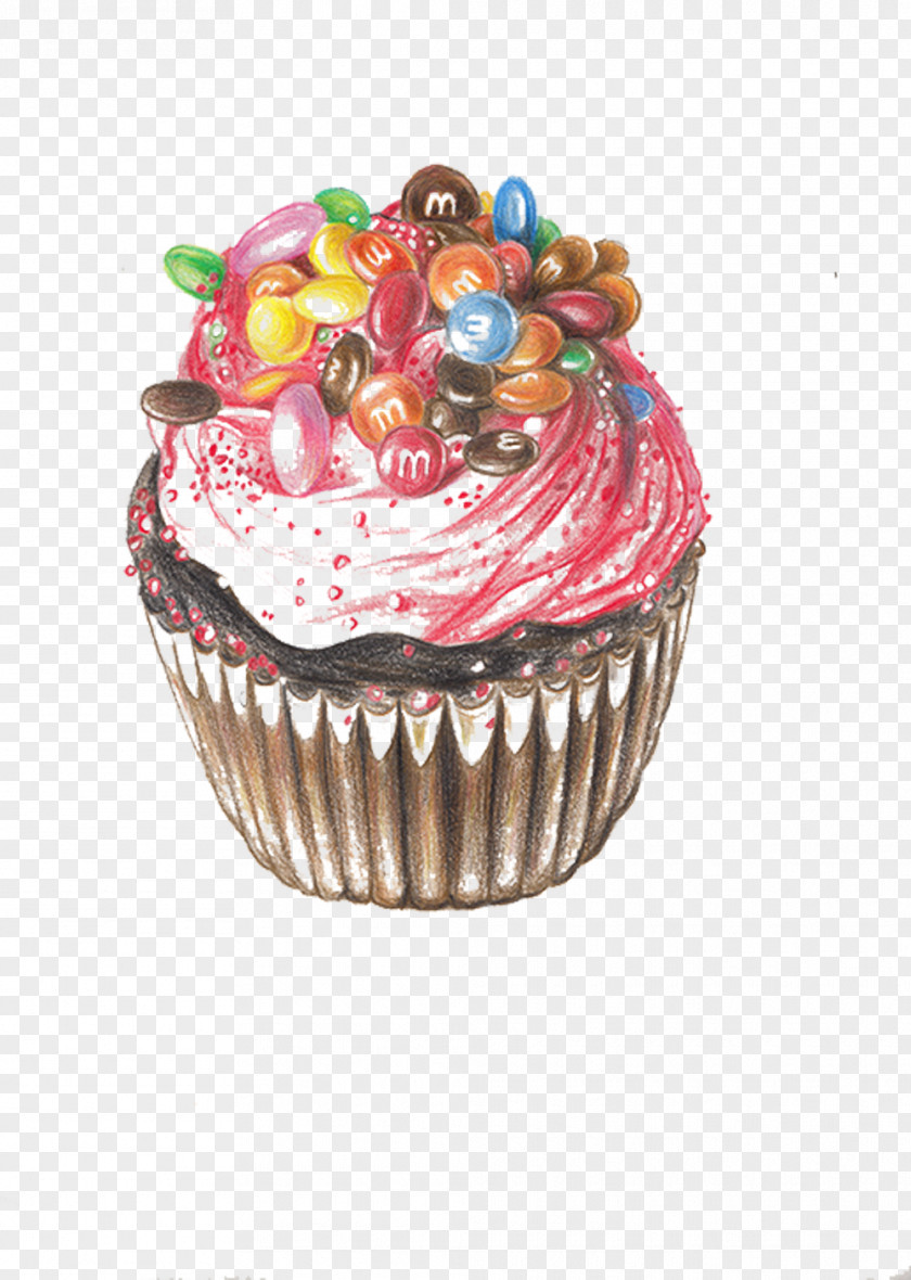 Jelly Bean Cake Picture Material Cupcake Gelatin Dessert Birthday PNG