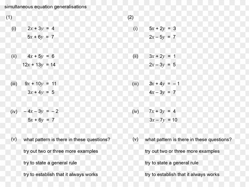 Line System Of Equations Linear Equation Mathematics PNG