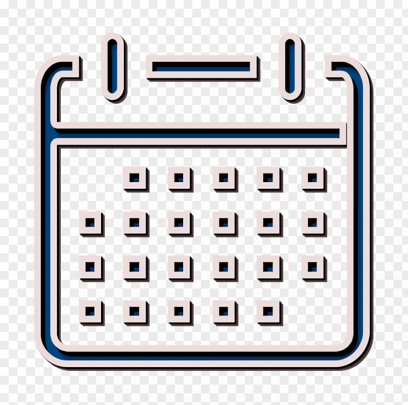 Office Equipment Technology Calendar Icon Events Schedule PNG