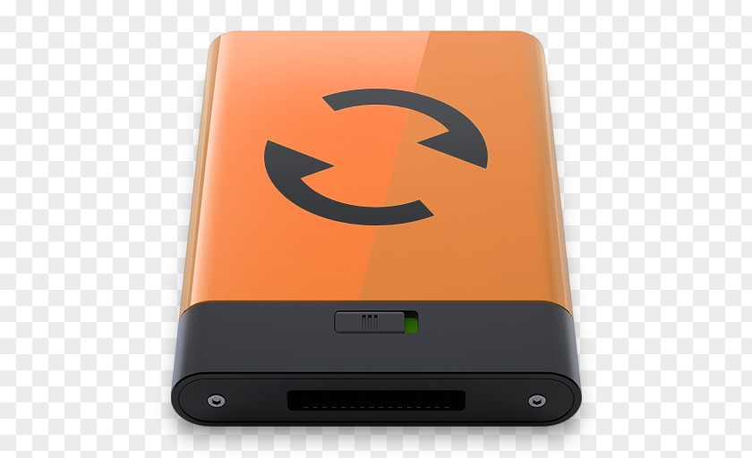 Orange Sync B Electronic Device Gadget Multimedia PNG
