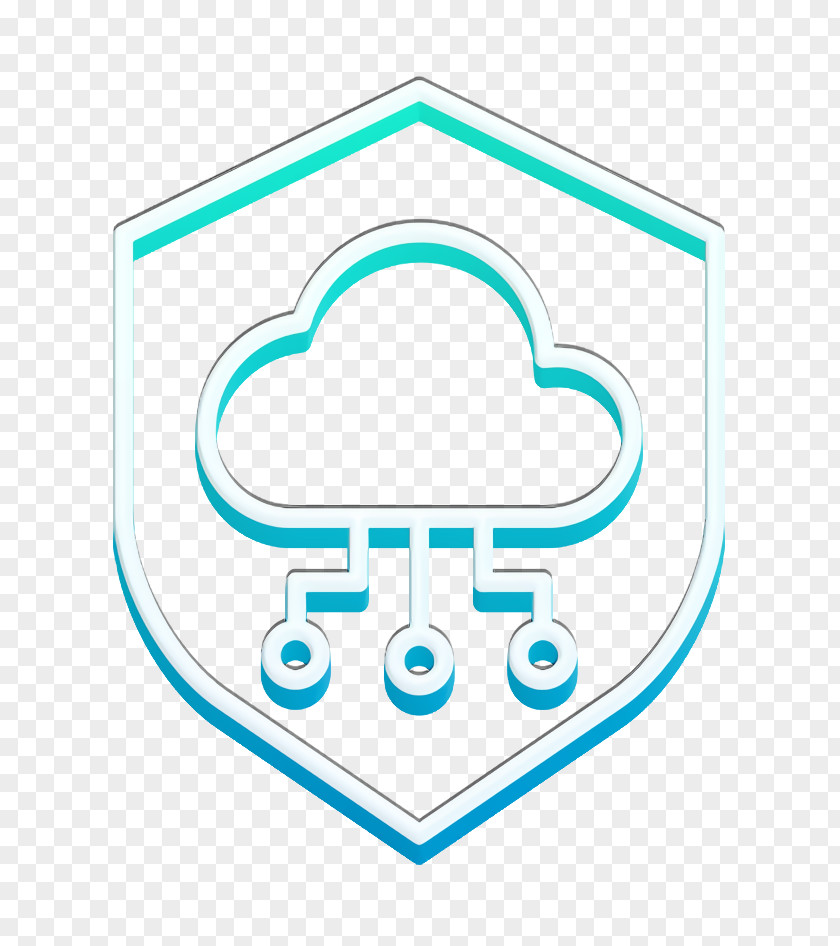 Shield Icon Cyber Data PNG