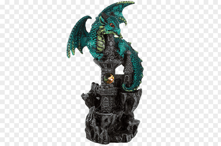 Dragon Figurine Statue Medieval Fantasy PNG