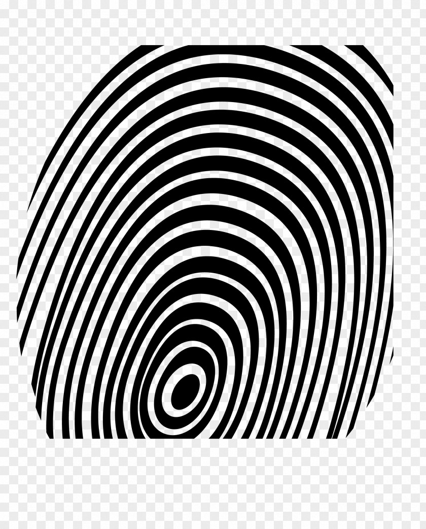 Fingerprint Spiral Logo PNG