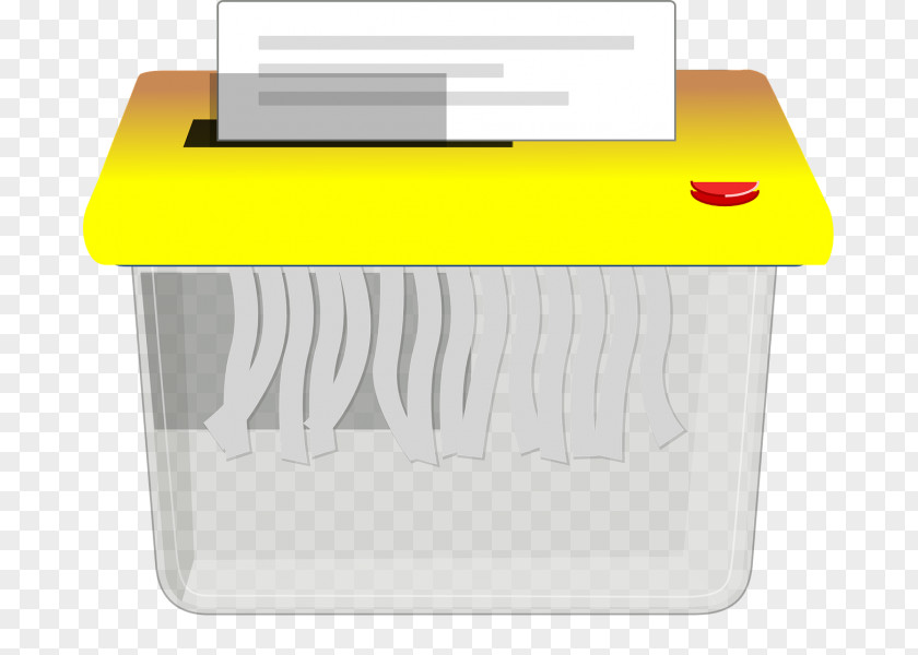 Office Equipment Yellow Paper Clip PNG