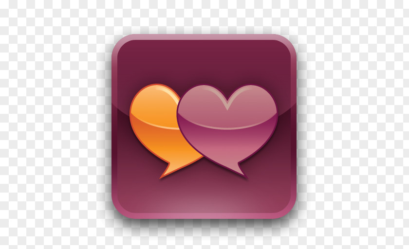 Online Dating Service Heart Font PNG
