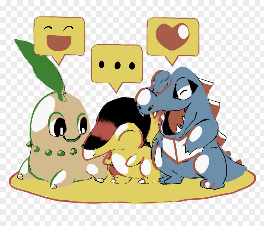 Pokémon HeartGold And SoulSilver Ultra Sun Moon Chikorita Totodile PNG