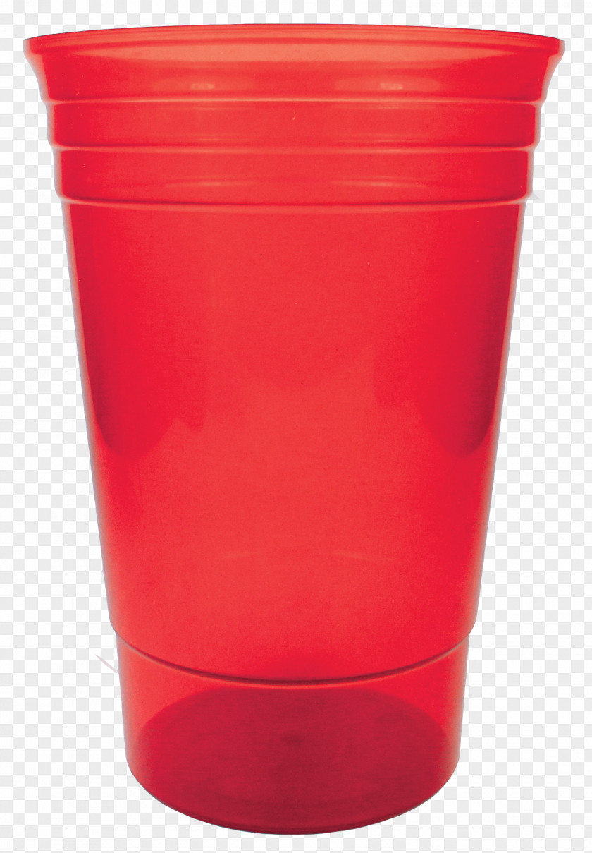 Red Cup Plastic Glass Flowerpot PNG