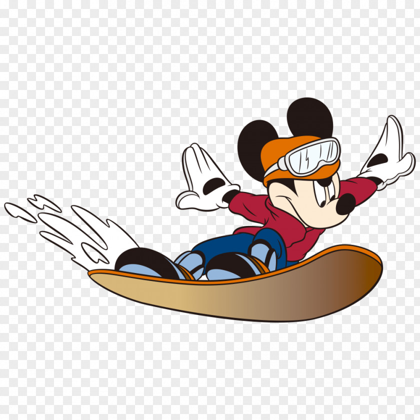Skateboard Boy Ariel Mickey Mouse Burbank Cartoon PNG