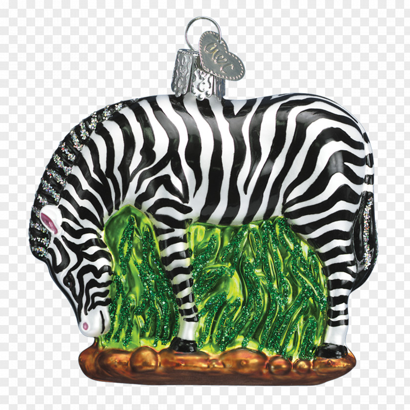 Zebra Themed Christmas Ornament Decoration Tree PNG